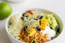 Sofritas Style Burrito Bowls | Lauren Caris Cooks