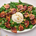 Fig & Arugula Salad with Burrata.