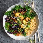 Crispy Tofu & Kale Stir Fry.