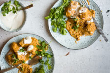 A rich, mango curry with tofu. Bursting with fresh, fruity flavour and deep spice