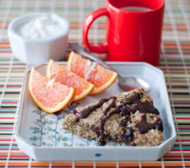 dark chocolate oat scones