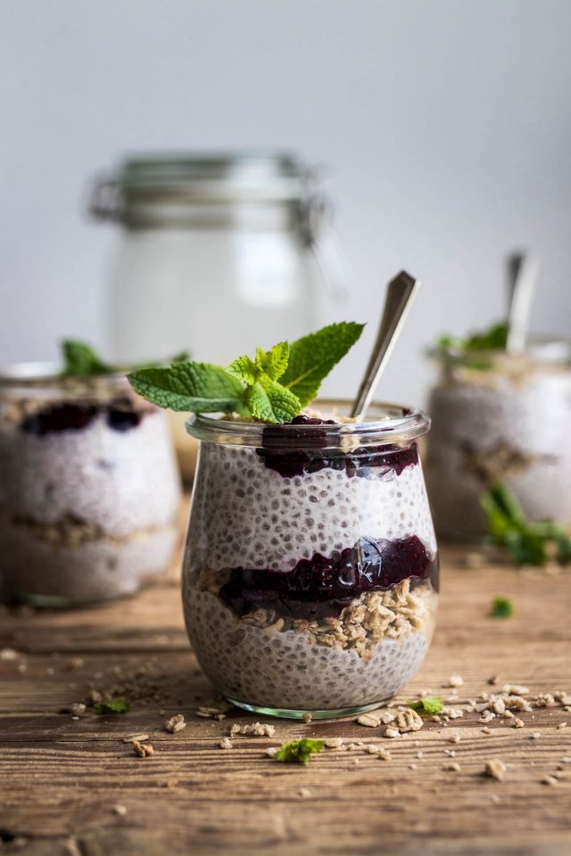 Fresh Raspberry Chia Pudding