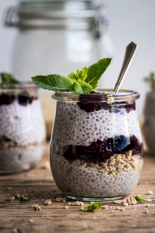 Fresh Raspberry Chia Pudding