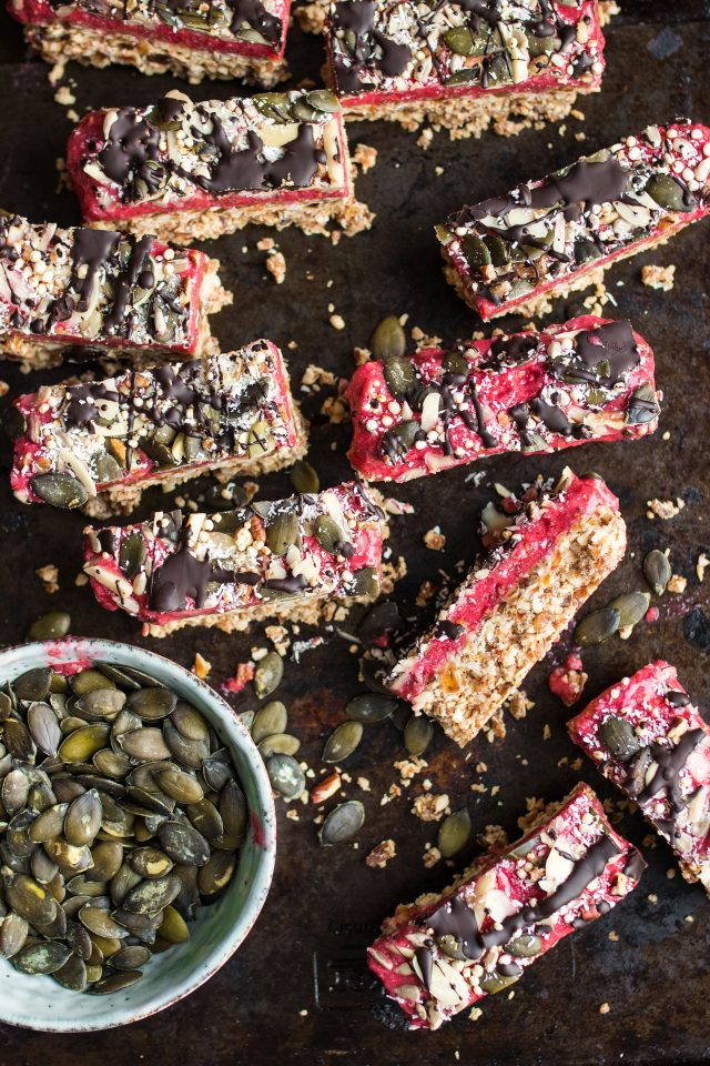 Raw Vegan Berry Sorbet Bars