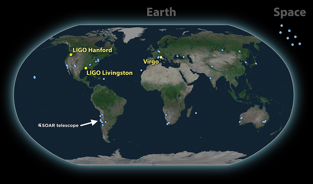 Soar Telescope Map