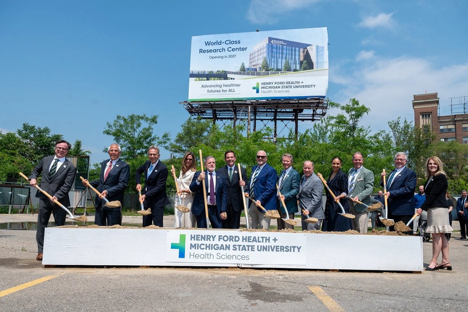 MSU Henry Ford Project Groundbreaking